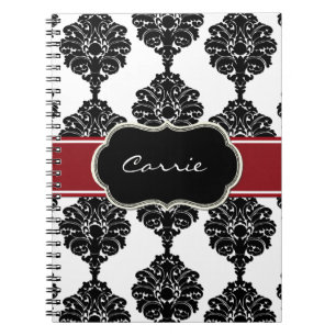 Cuaderno barroco blanco y negro