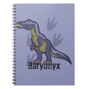 Cuaderno Baryonyx azul