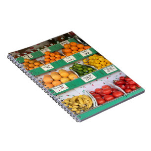 Cuaderno Base de frutas, Columbus Avenue, Nueva York, NYC