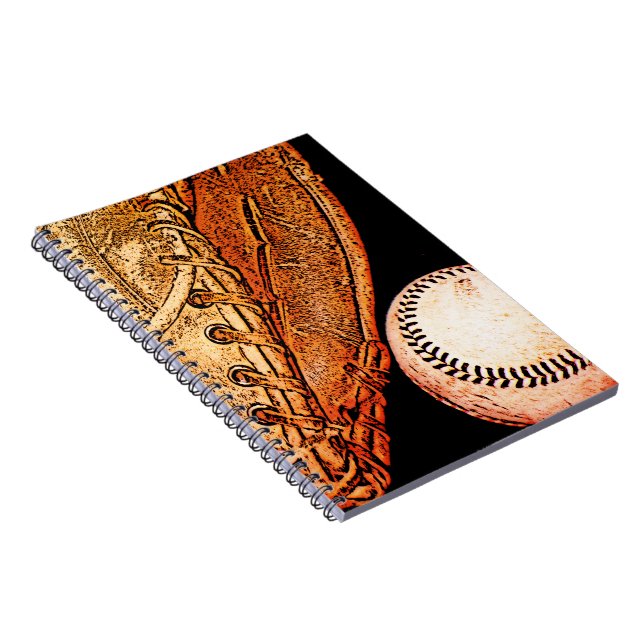 Cuaderno Basebal y guante (Lado Derecho)