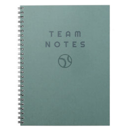 Cuaderno Baseball Notes- for Coaches, Players & Fans