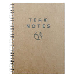 Cuaderno Baseball Notes- for Coaches, Players & Fans
