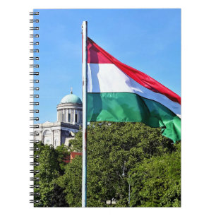Cuaderno Basílica de Esztergom y Bandera Húngara