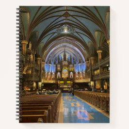 Cuaderno Basílica de Notre Dame en Montréal