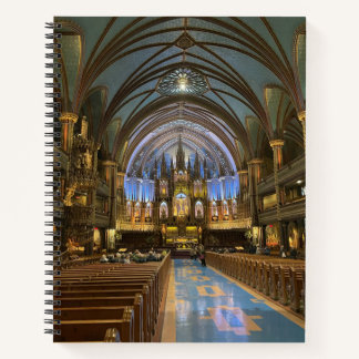Cuaderno Basílica de Notre Dame en Montréal