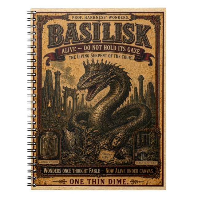 Cuaderno Basilisco, Monstruo de Circo Antiguo (Frente)