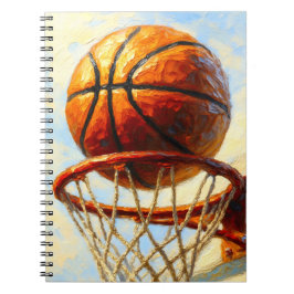 Cuaderno Basketball Art Notebook - Sports Design Journal