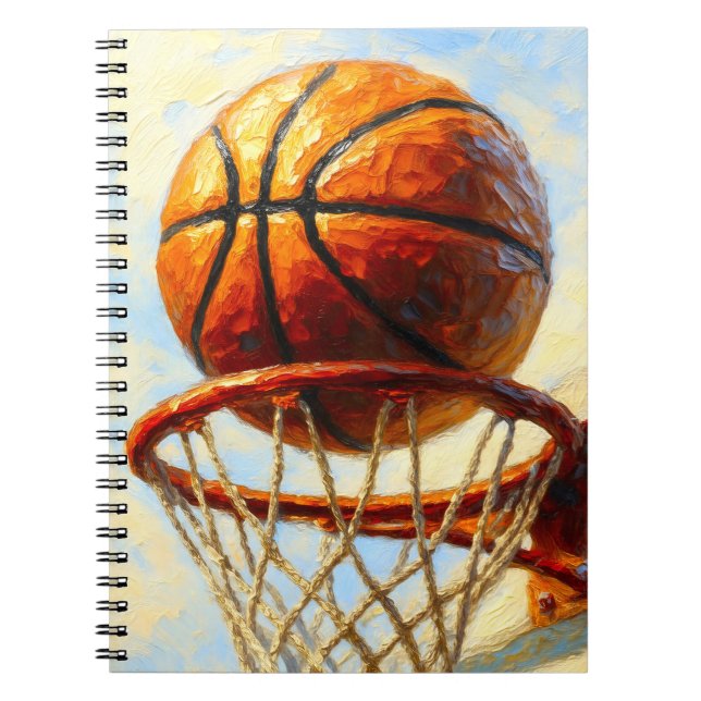 Cuaderno Basketball Art Notebook - Sports Design Journal (Frente)
