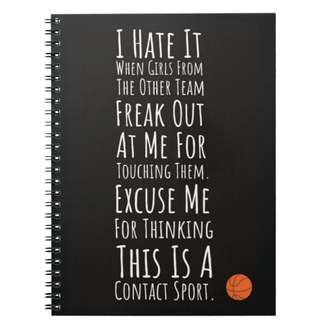 Cuaderno Basketball Gifts Girls Player Women Female For Her (Frente)