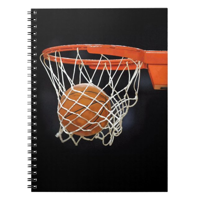 Cuaderno Básquetbol Plain Moderno de Moda (Frente)