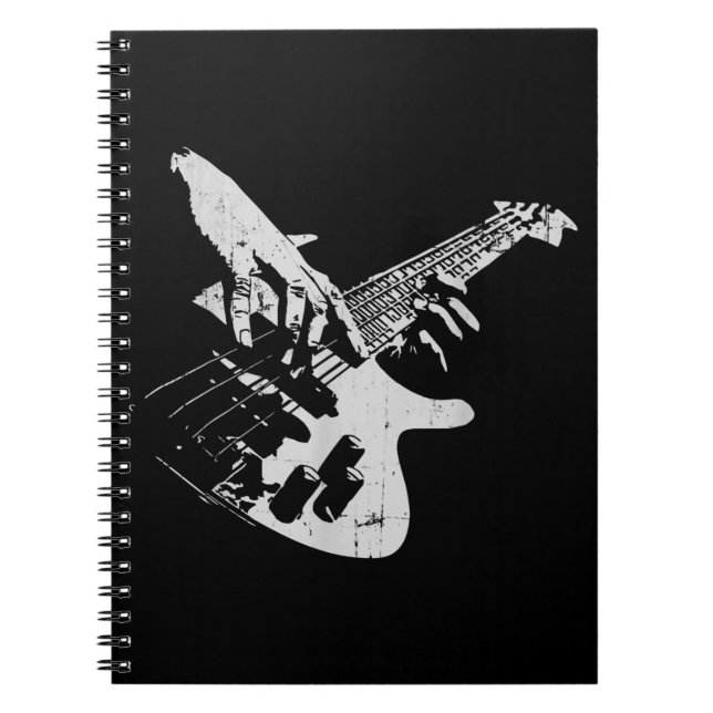 Cuaderno Bass Guitar Player Gift Battend (Frente)