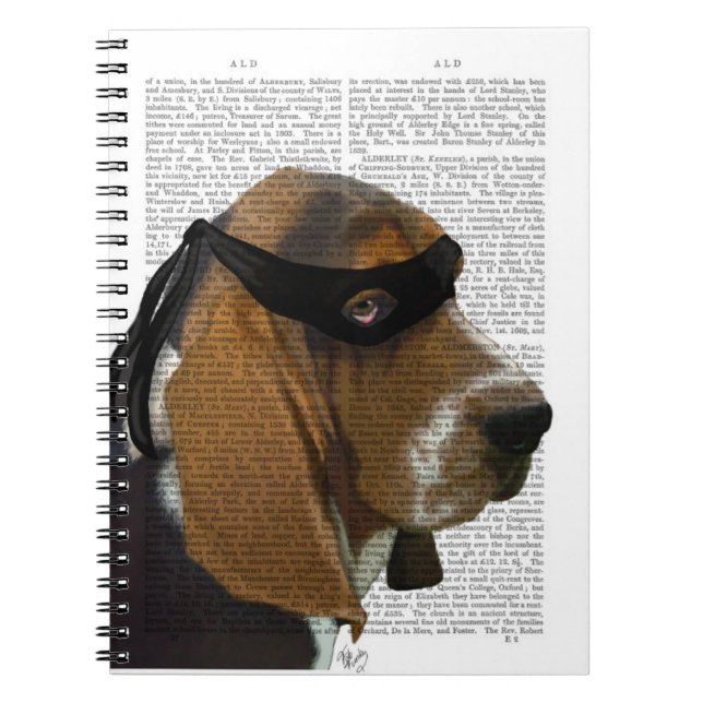 Cuaderno Basset Hound Ninja (Frente)