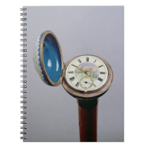 Cuaderno Bastón del artilugio del reloj (esmalte del