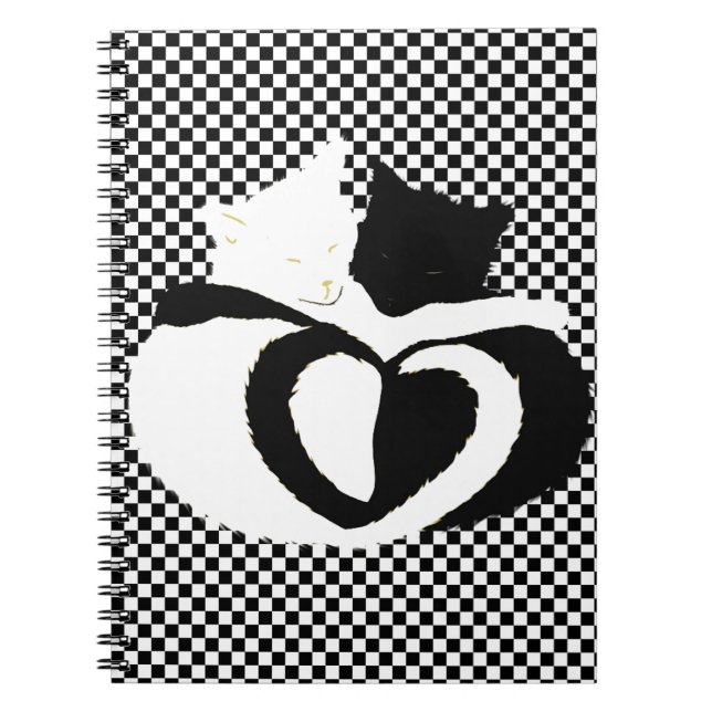 Cuaderno Bastones CAT - Amo blanco negro (Frente)