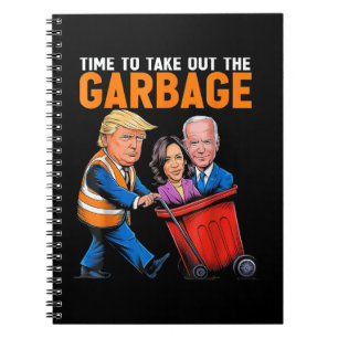 Cuaderno Basura para Trump 2024 Divertido momento para saca