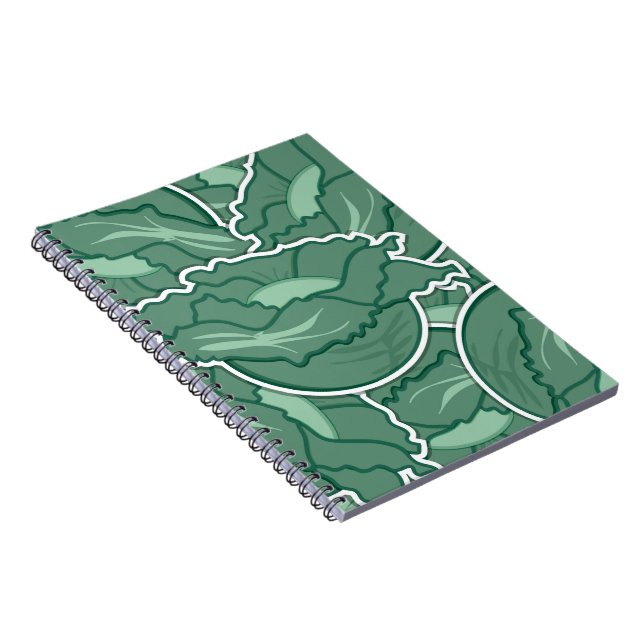 Cuaderno Basura verde y divertida (Lado Derecho)
