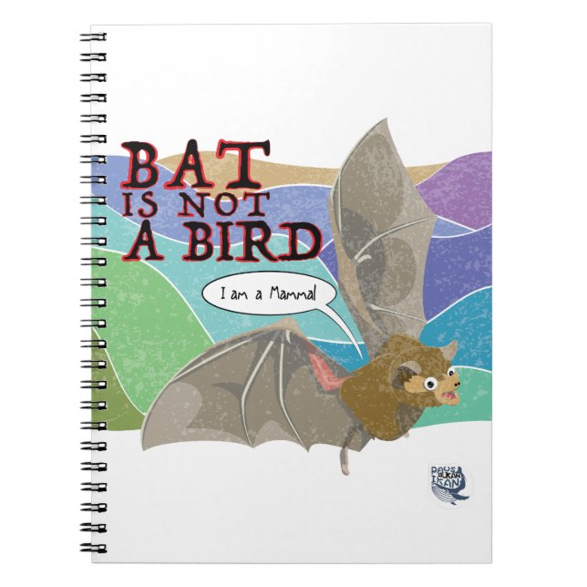 Cuaderno Bat no es un pájaro (Frente)