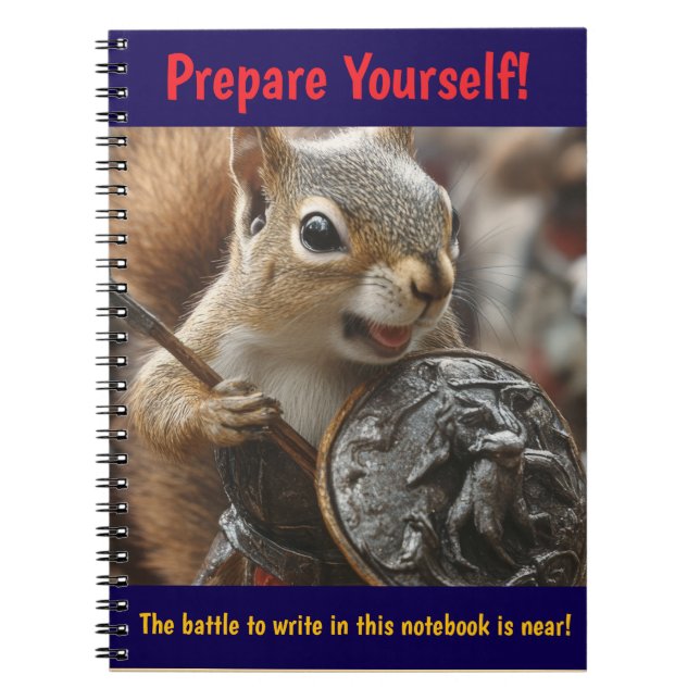 Cuaderno Batalla de ardilla (Frente)