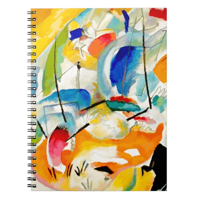 Cuaderno Batalla del mar de Kandinsky 1913 (Frente)