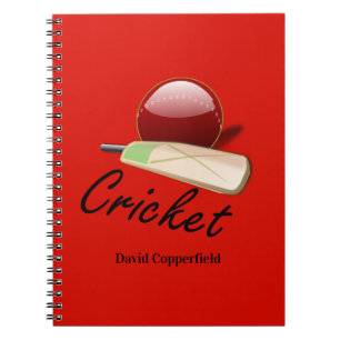 Cuaderno Bate de cricket y PLANTILLA de bolas