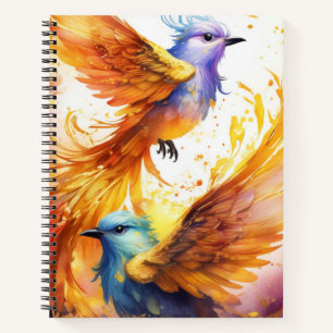 Cuaderno Baterías coloridas de fantasía
