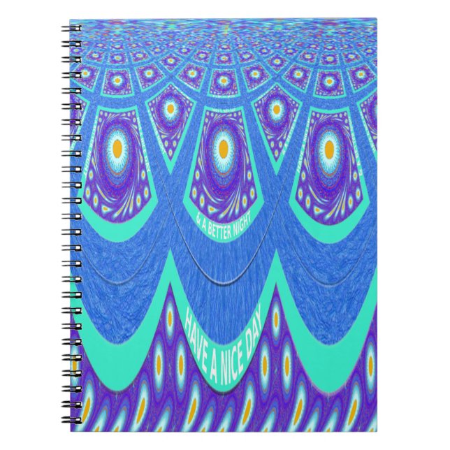 Cuaderno batik azul (Frente)