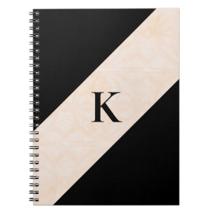 Cuaderno Batik Batik Blanc Monogramado Negro
