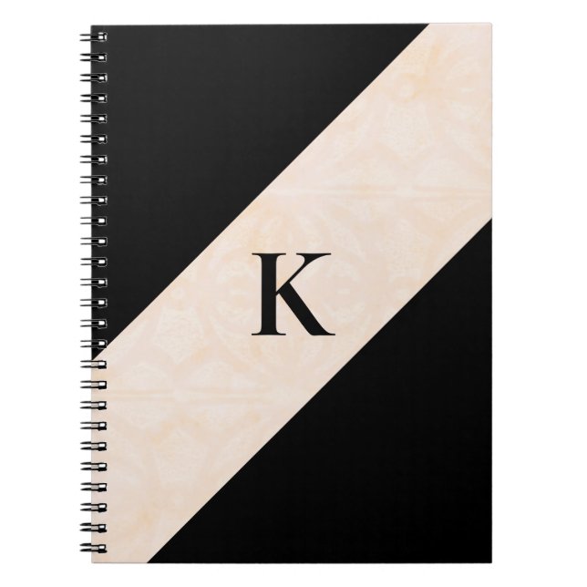 Cuaderno Batik Batik Blanc Monogramado Negro (Frente)