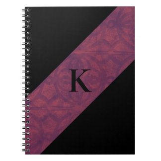 Cuaderno Batik Batik Bloc de notas monogramado negro