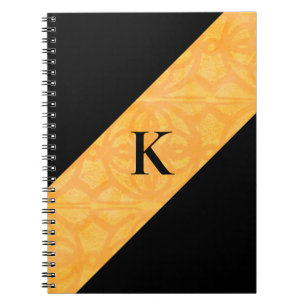 Cuaderno Batik Black Monogrammed Notebook naranja