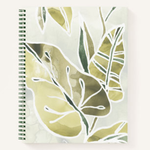 Cuaderno Batik Leaves