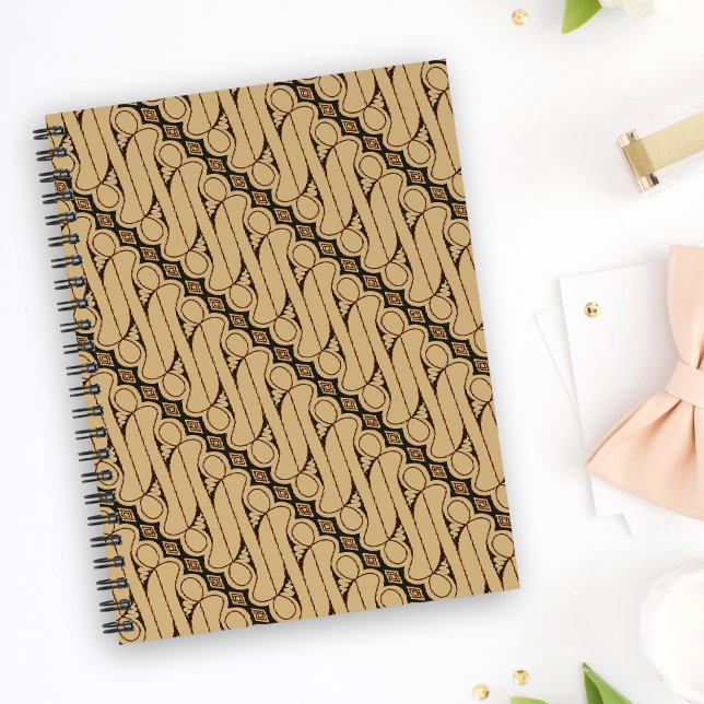 Cuaderno Batik Parang, patrón indonesio, javanés, etnia (Subido por el creador)