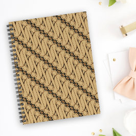 Cuaderno Batik Parang, Patrón Indonesio, Javanés, Étnico