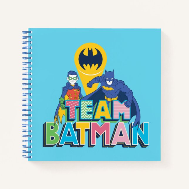 Cuaderno Batman | Equipo Batman (Anverso)