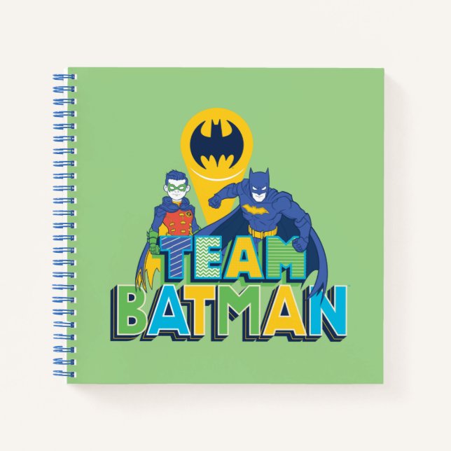 Cuaderno Batman | Equipo Batman y Robin (Anverso)