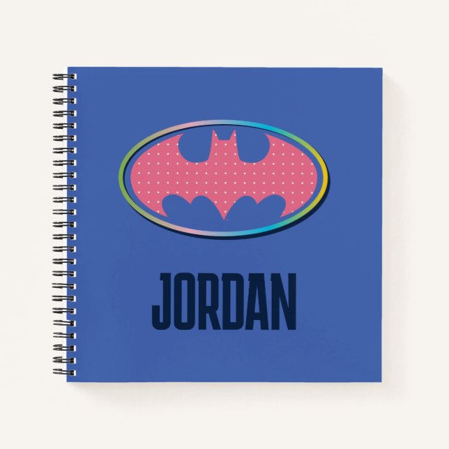Cuaderno Batman | Logotipo de Punto de Polka Rosa
