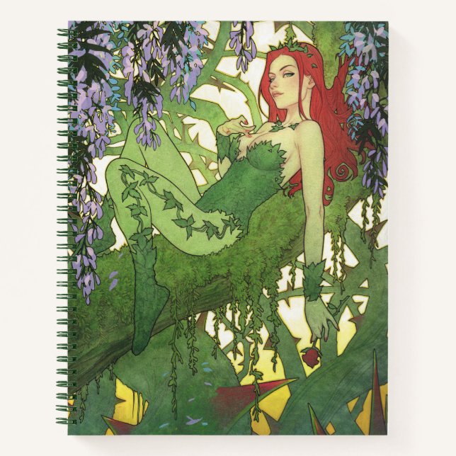 Cuaderno Batman Rebirth Poison Ivy Cover Illustration (Anverso)