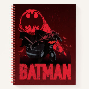 Cuaderno Batman Señal de Murciélago Carmesí