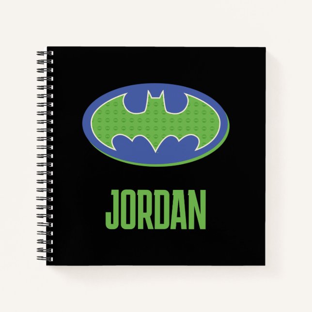 Cuaderno Batman | Símbolo morado y verde (Anverso)