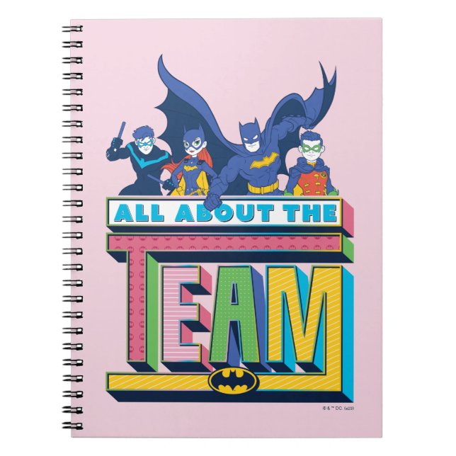 Cuaderno Batman | Todo Sobre El Equipo (Frente)