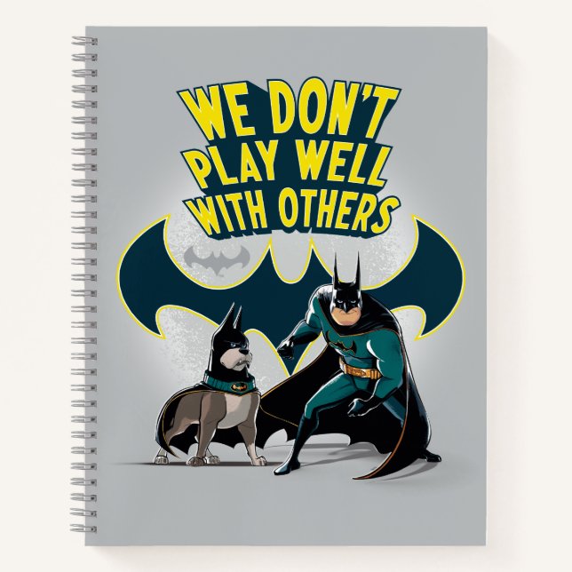 Cuaderno Batman y Ace - No jugamos bien con otros (Anverso)