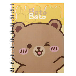 Cuaderno "Bato Bato" Honey Bear Spiral Notebook 