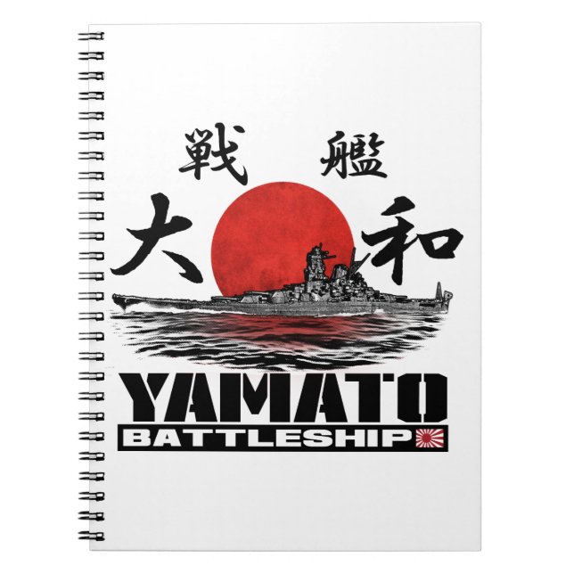 Cuaderno Battleship Yamato Spiral Photo Notebook (Frente)