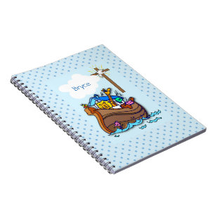 Cuaderno Bautismo del Arca de Noé, Niño Azul