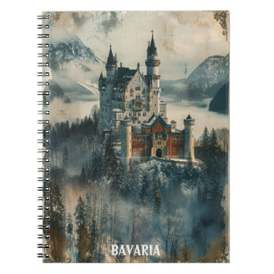 Cuaderno Baviera Antigua Viaje al Castillo de Neuschwanstei