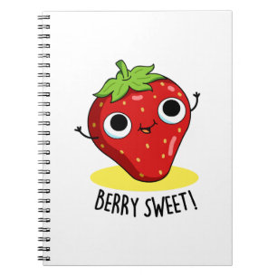 Cuaderno Baya Dulce Chiste de Fresa Pun