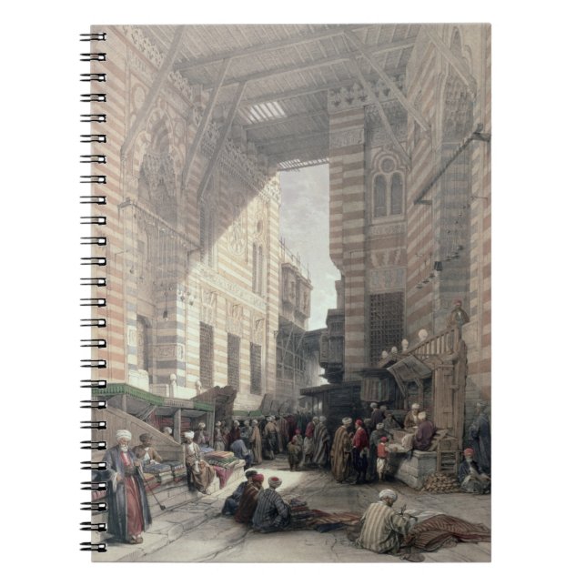 Cuaderno Bazar de los comerciantes de seda, El Cairo, de (Frente)