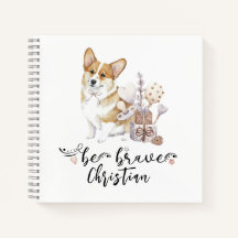 Be Brave Corgi Puppy Personalizado