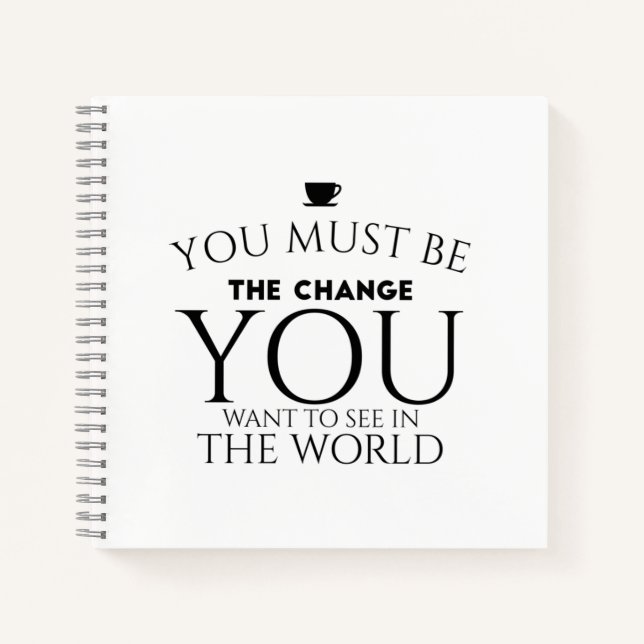 Cuaderno Be change black (Anverso)