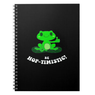 Cuaderno Be HopTimistic | Gracioso Frog Lover | Rana Cuta
